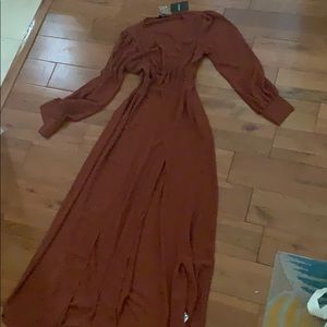 Burgundy forever 21 dress